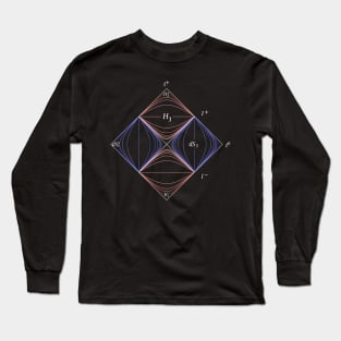 Penrose Diagram, general relativity Long Sleeve T-Shirt